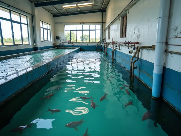 Recirculating Aquaculture System (RAS) for commercial African catfish farming