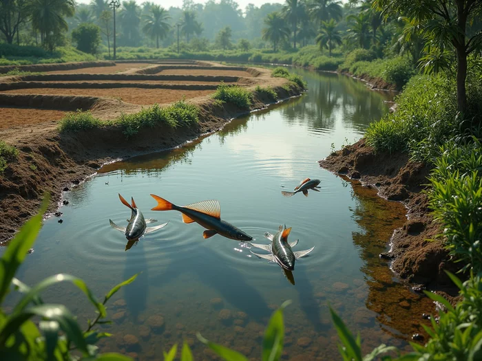 Seasonal water management strategies for catfish farmers in tropical climates